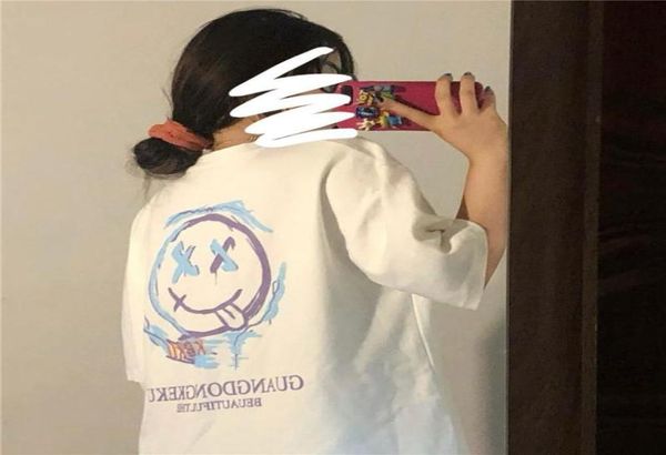 

women039s tshirt 2021 summer oversized female half sleeve cute kawaii harajuku gothic clothing japanese street anime clot2056371, White