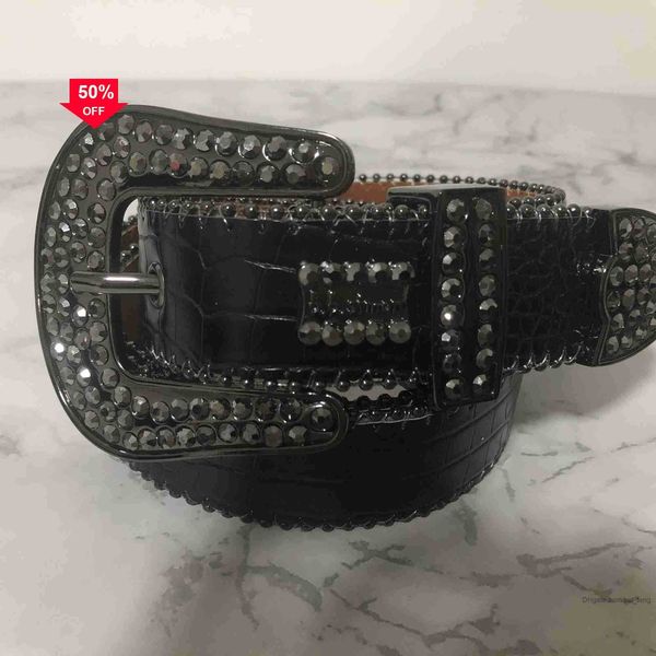 

1Brand Designer belt bb belt bb simon belt mens belt for women shiny diamond belts black on black blue white multicolour with bling rhinestones as gift bai07xd