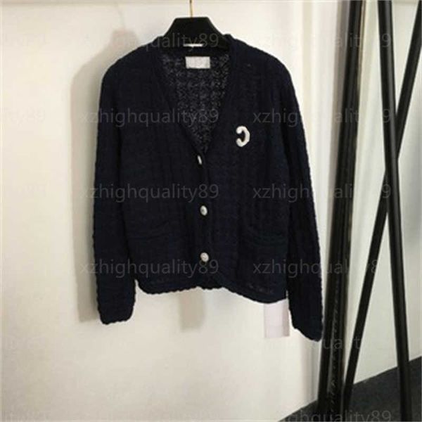 

women knit sweater knitted cardigan knitwear stylish embroidered v-neck long sleeve knits double pocket coat designer cardigan sweaters wome, White;black