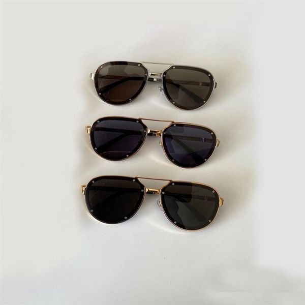 

vintage attitude pilot sunglasses silver metal frame grey lens 0195 men fashion sun glasses with box159e, White;black