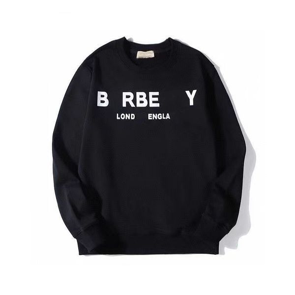 

designer sweater womens sweater mens sweatshirts round neck cotton loose fittingmens outdoor fashion casual letter printed sweater autumn mo, Black