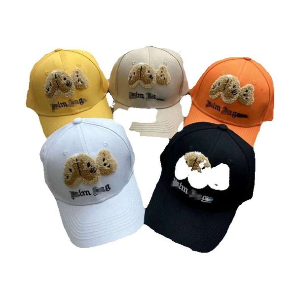 

palm baseball hat designer bear embroidered fashion street cotton cap, Blue;gray