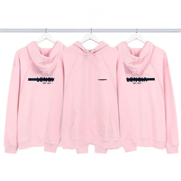 

blcg lencia autumn winter oversize hoodies men carbonized compact spinning fabric wardrobe essentials sweatshirts warm plus size brand cloth, Black