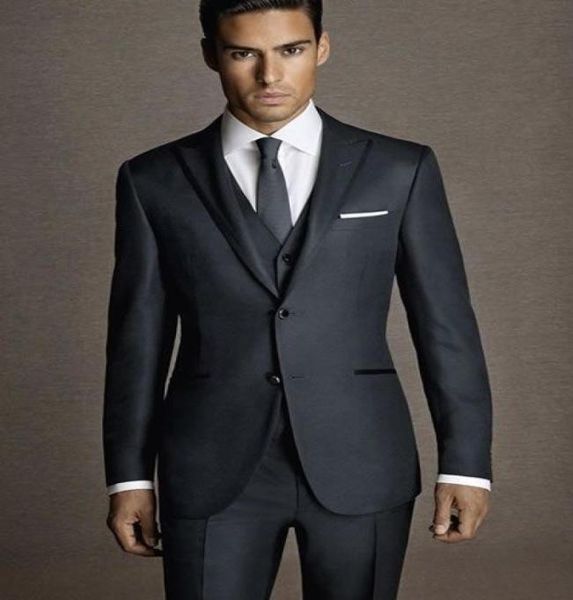 

suit men selling groom suits collar dark grey 2021 wedding tuxedo for man8113465, White;black