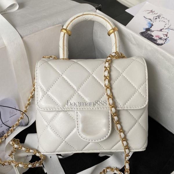 

fashion luxuries designer bag leather handbag classic cc shoulder tote bag handle womens caviar flap chain clutch cross body handbags cosmet