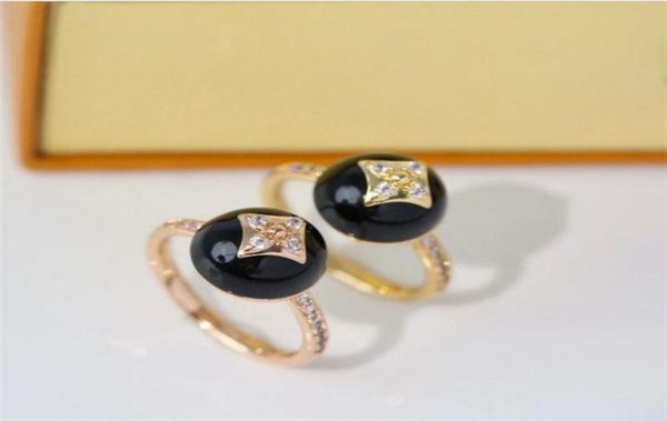 

fashion gold letter band rings bague for lady women party wedding lovers gift engagement jewelry6562190, Silver