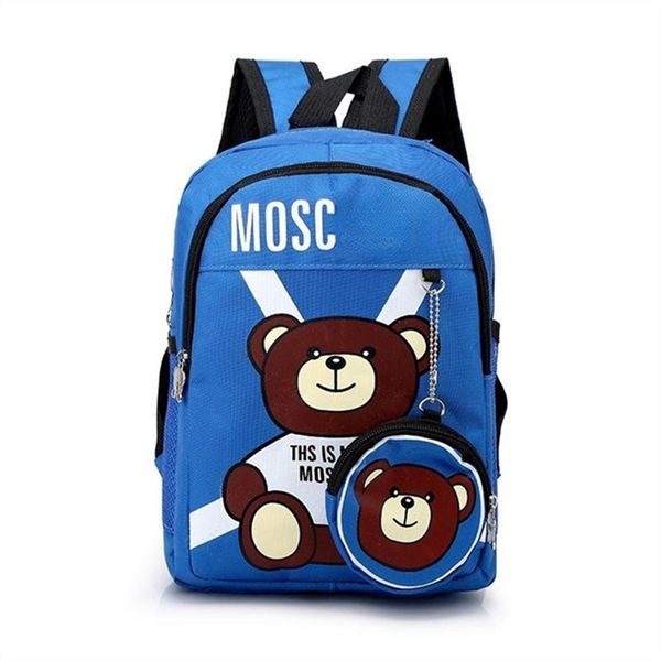 

designer boys and girls style high-end children's backpack plaid letter splicing high appearance level small schoolbag b04