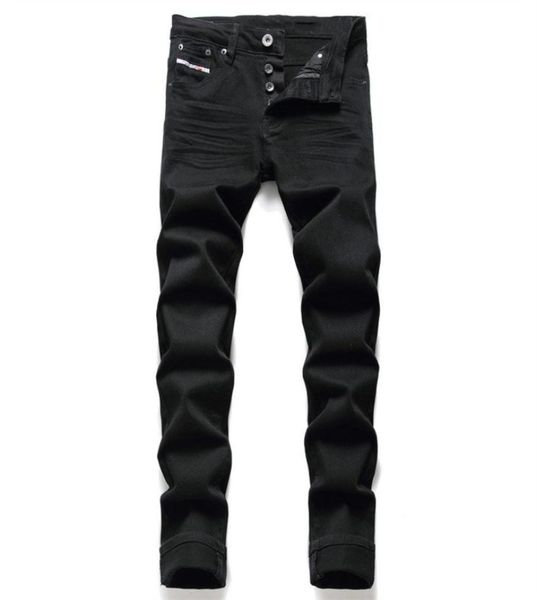 

mens designer jeans multicolor washed slimleg jean button fly slim light weight stretch motocycle denim skinny dyeing plaid pants7323576, Blue