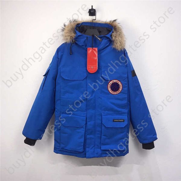 

sxyq men's down jacket 08 expedition canada parker couple thick warm coat 90% goose down, Black