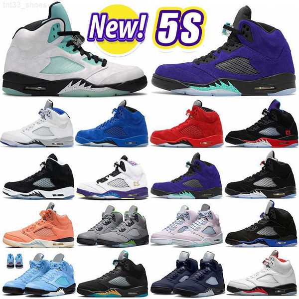 

designer shoes jumpman 5 5s mens basketball shoes racer what the unc alternate grape green bean oreo black metallic gore-tex noir easter men