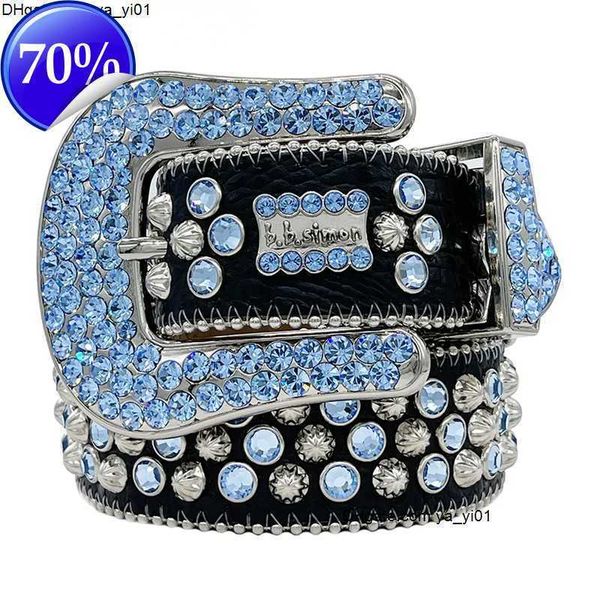 

2designer belts fashion classic bb belts simon mens womens rhinestone belt with bling rhinestones missm, Blue;gray