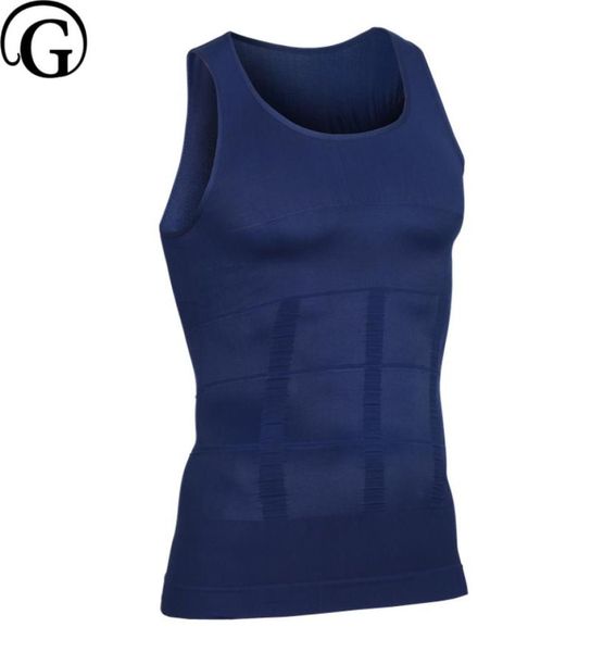 

men compression stretch boobs undershirt slimer strong gynecomastia slimming shaper muscle shirt tank shapewear body shaping 448132, Black;brown