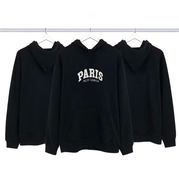 

blcg lencia autumn winter oversize hoodies men carbonized compact spinning fabric wardrobe essentials sweatshirts warm plus size brand cloth, Black