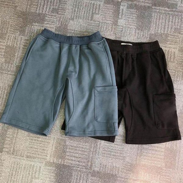 

men shorts pants solid joggers black blue beach single zipper pocket short cotton casual trousers234f, White;black