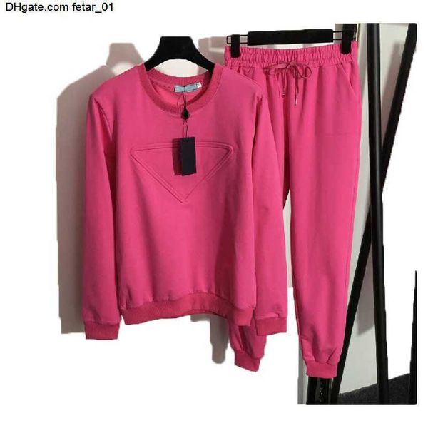 

two women tracksuits pieces sets female crewneck jackets pants with letters side for lady slim jumpers woman tracksuit autunmn spring outwea, Gray