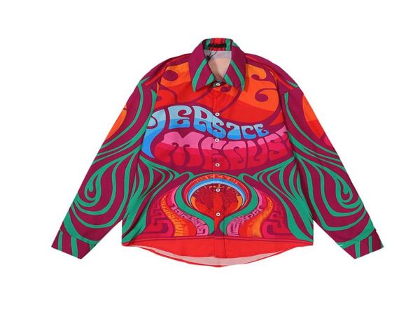 

men039s casual shirts original designer men shirt luxury letter printed long sleeve dress mens slim fit5009317, White;black