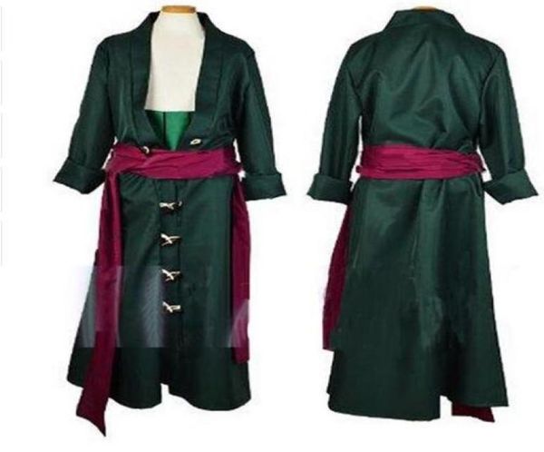 

one piece roronoa zoro cosplay costume clothes full set0126389343, Black