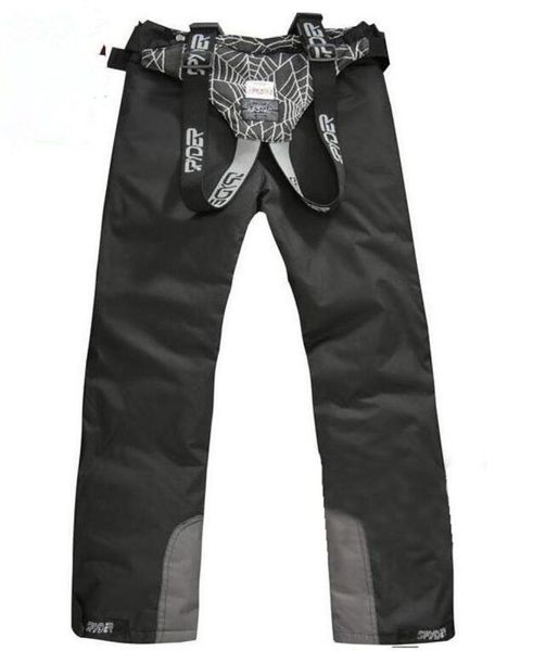 

new the spider men outdoors waterproof warm ski suit pants 2in1 pants4118374, Black