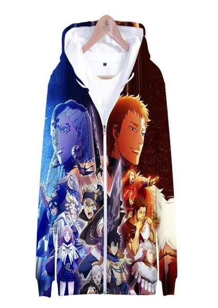 

japan anime black clover hoodie asta yuno noell silva cosplay costume 3d print casual zipper hooded jacket men hoodie sweatshirt7767257