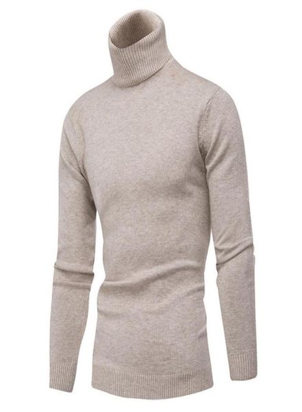 

winter thick warm cashmere like sweater men turtleneck brand mens sweaters slim fit pullover men knitwear double collar2371304, White;black
