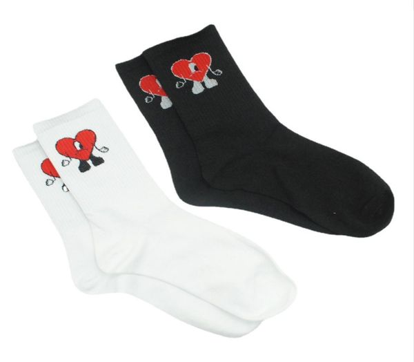 

socks hosiery bad bunny un verano sin ti pair print for medium tube in solid colour drop delivery 2022 18yzw2670748, Black;white