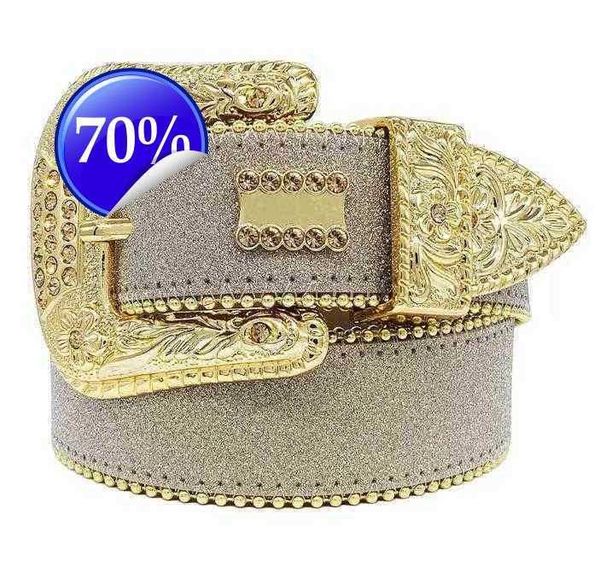 

fashion bb belts for women mens designer simon shiny rhinestones multicolorl, Blue;gray