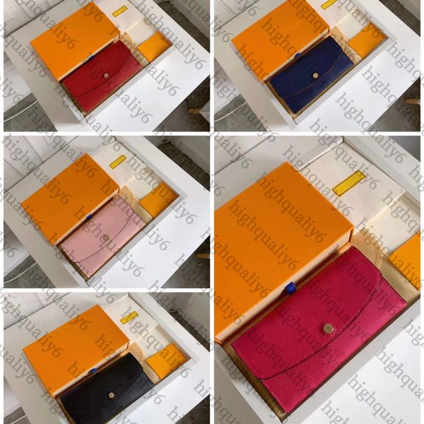 

classic fashion women's wallet designer credit card bag full matching women's single zipper wallet leather wallet ing, Red;black