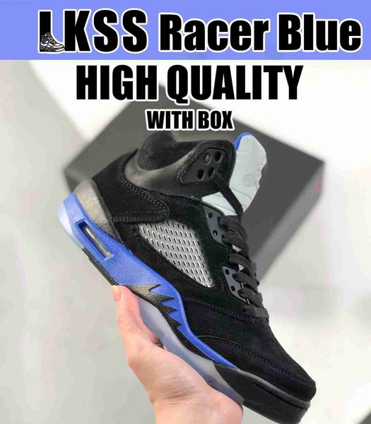 

lkss racer blue jumpman 5 5s shoes og mens basketball sneaker sports sneakers
