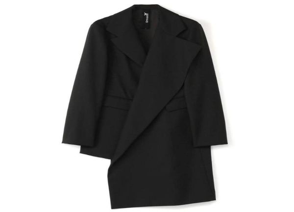 

new winter yamamoto asymmetrical jacket jacket men039s suit02047062, White;black