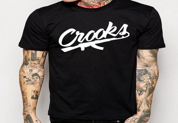 

size s3xl crooks and castles t shirts men short sleeve cotton man tshirt crooks letter mens t shirt tee shirt 4837376, White;black