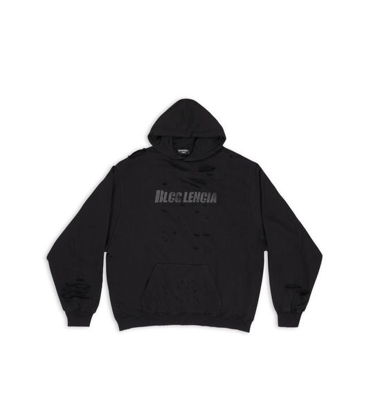 

blcg lencia autumn winter oversize hoodies men carbonized compact spinning fabric wardrobe essentials sweatshirts warm plus size brand cloth, Black