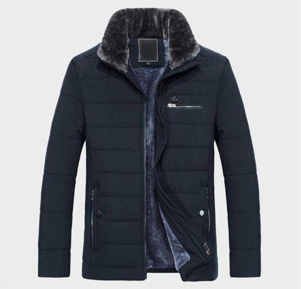 

men039s trench coats fur collar winter men039s warm coat thick fleece fashion solid long jackets mens brand clothing male ov5448408, Tan;black