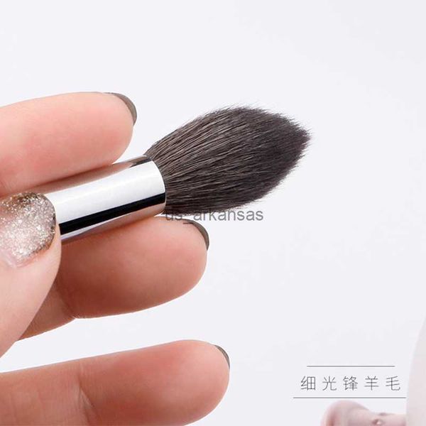 

makeup brushes mydestiny makeup brush-ebony professional natural hair series-goat hair highlighter brush-flame shape cosmetics hkd230821