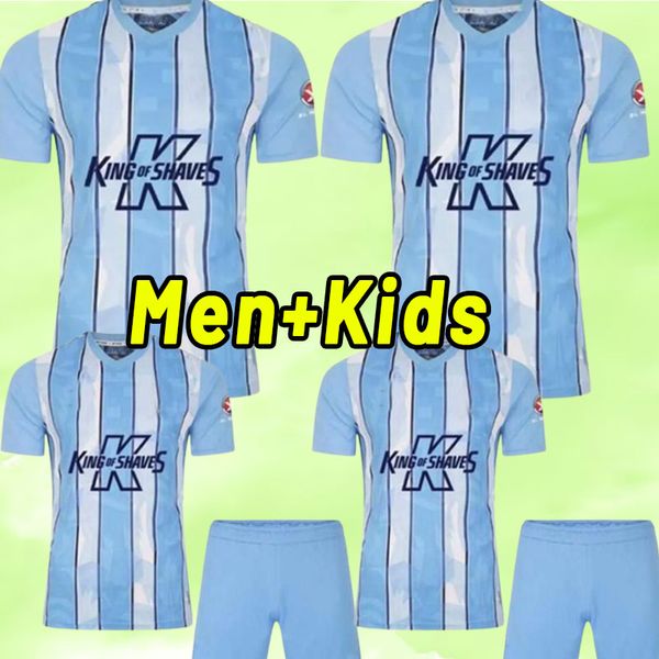 

23 24 coventry city soccer jerseys maillot de foot 2023 2024 o'hare gyokeres godden hamer football shirts home away third 3rd kids kit, Black;yellow