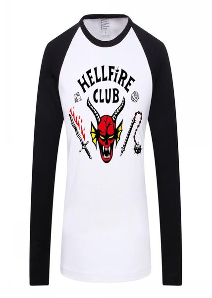 

long sleeve stranger things 4 t shirt womenmen tshirt hellfire club tshirt funny tee shirt clothes unisex8842990, White