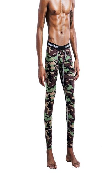 

men039s cotton long johns fashion man camouflage legging pants warm trousers pants underpants men039s tight trousers of wint9459740, Black;white