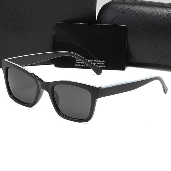 

new luxury brand design chain sunglasses fashion classic design square for men women sun glasses uv400, White;black