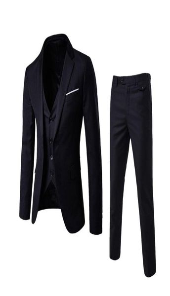 

men039s tracksuits sets clothes slim fit wedding garment groomsmen clothes brothers college students handsome small suits banqu5908877, Gray