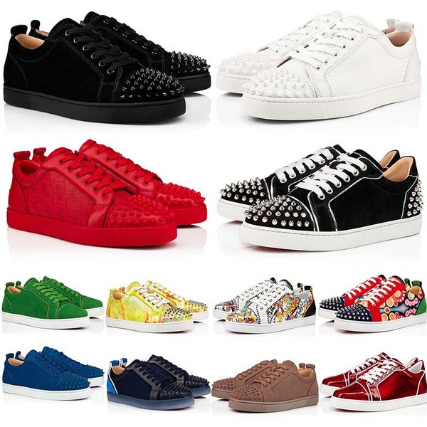 

2023 luxury designer shoes sneakers with box sneakers dress shoes casual shoes loafere rivets low studed plate-forme black mens shoes traine