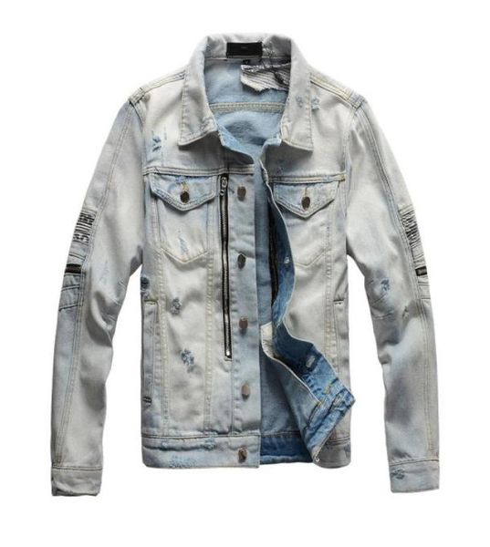 

men039s denim jacket fashion jeans jackets biker demin jackets casual streetwear vintage mens jean hip hop clothing m4xl q45001689616, Black;brown