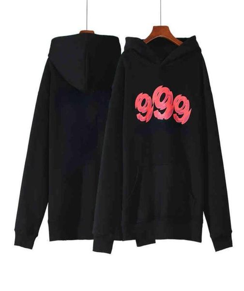 

trend men hoodies sweatshirts hip hop style couple pullover plush hoodie y2202251648416, Black