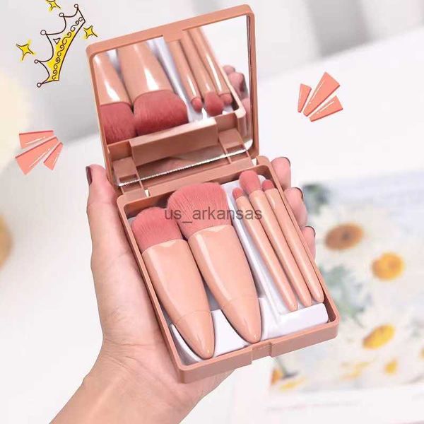 

makeup brushes makeup brushes set with mirror box blush lip eye shadow brush professional cosmetic brushes kit portable travel mini beauty t