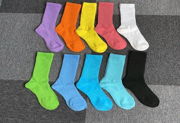 

fashion women and men socks cotton socks letter breathable cotton sports socks whole4640255, Black