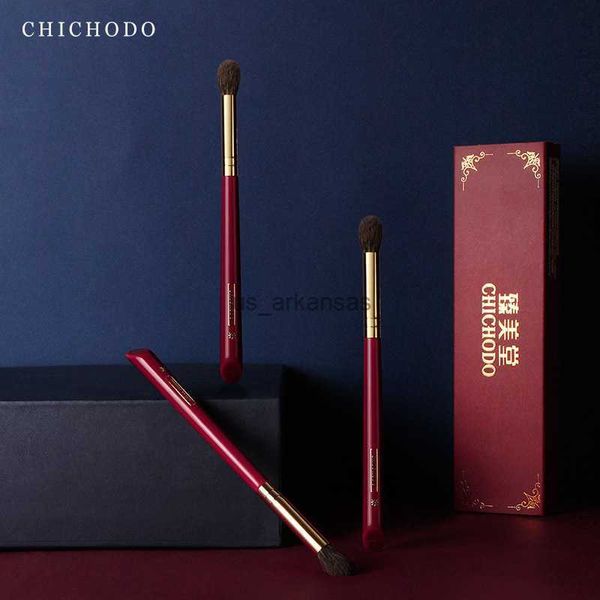 

makeup brushes chichodo makeup brush-luxurious red rose series-horse gray rat hair blending brush cosmetic natural hair make up hkd230821