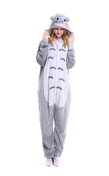 

totoro onesie costume unisexanimals totoro pajamas017351579, Black;red