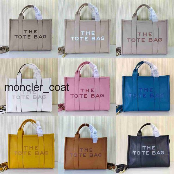 

designer handbag the leather tote bag marc womens handbag debossed signature branding totes bags shoulder crossbody colorblock bags canvas l