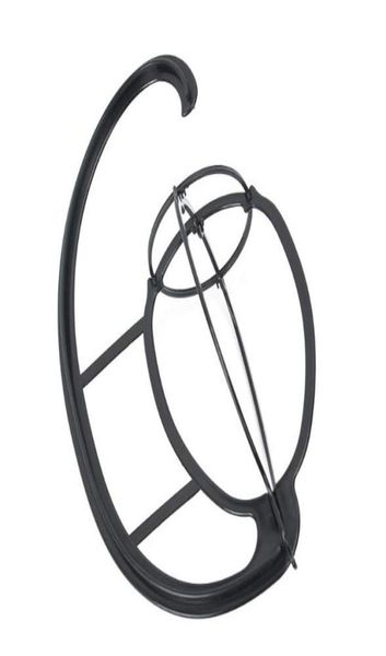 

new portable wigs hanger hanging hat cap stand collapsible dryer durable holder wig shelf hat bracket hook for long hair4687099, White