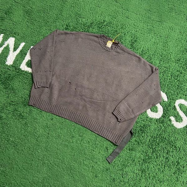 

make old holes sweater men women 1 loose knit oversize sweatshirts
