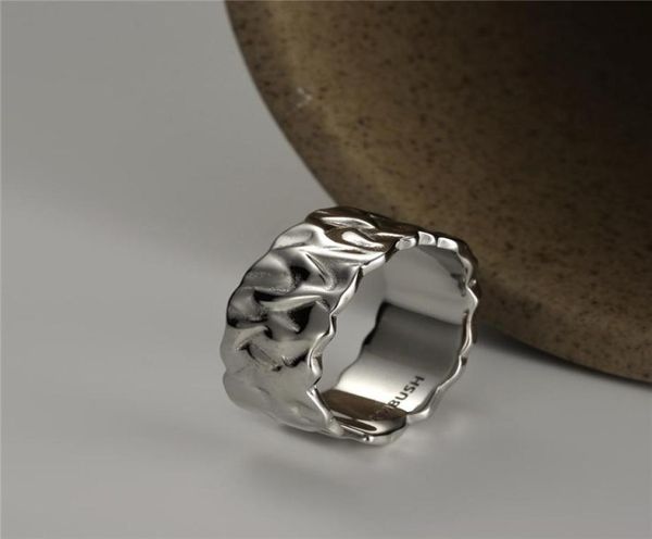 

6g sterling folded ring men women 1 quality ring0123457215421, White