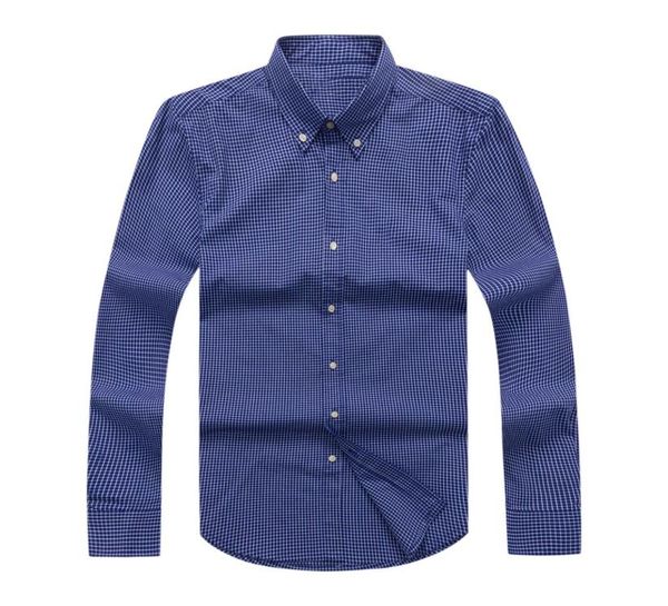 

2022 fall winter new men039s long sleeve plaid shirts 100 cotton shirts men oxford fabric casual fashion shirt 4 color6309518, White;black